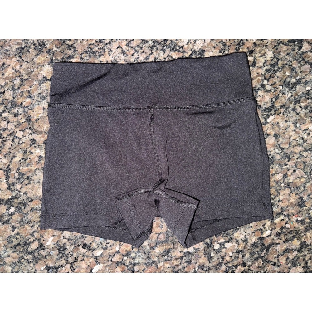 Live Love Dream Kids Girls Black Athletic Compression Shorts Size S Small